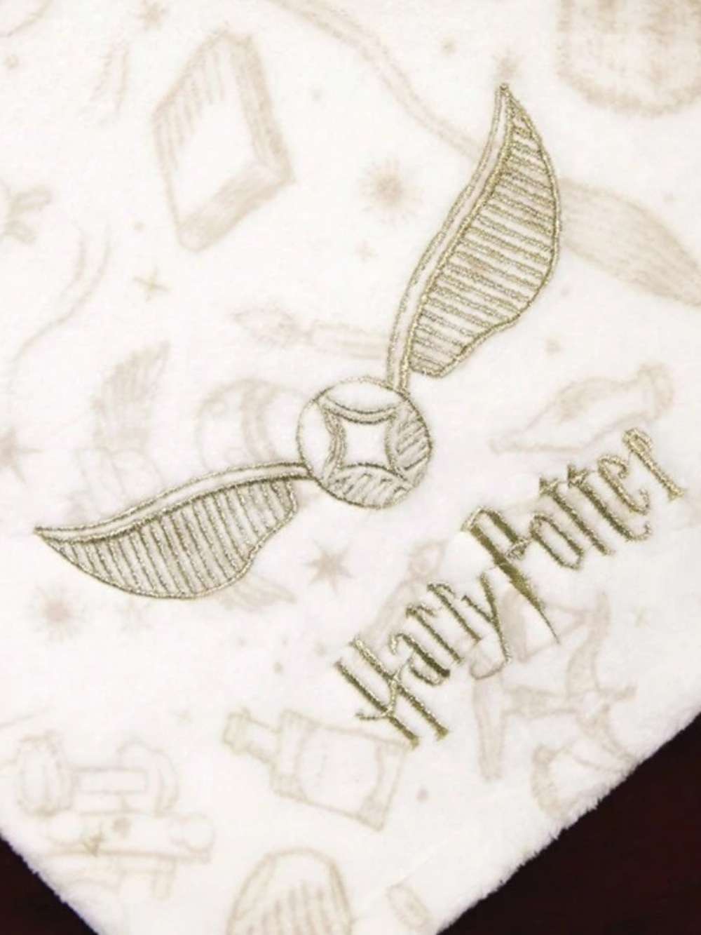 Cream & Light Gold Harry Potter Turban Towel